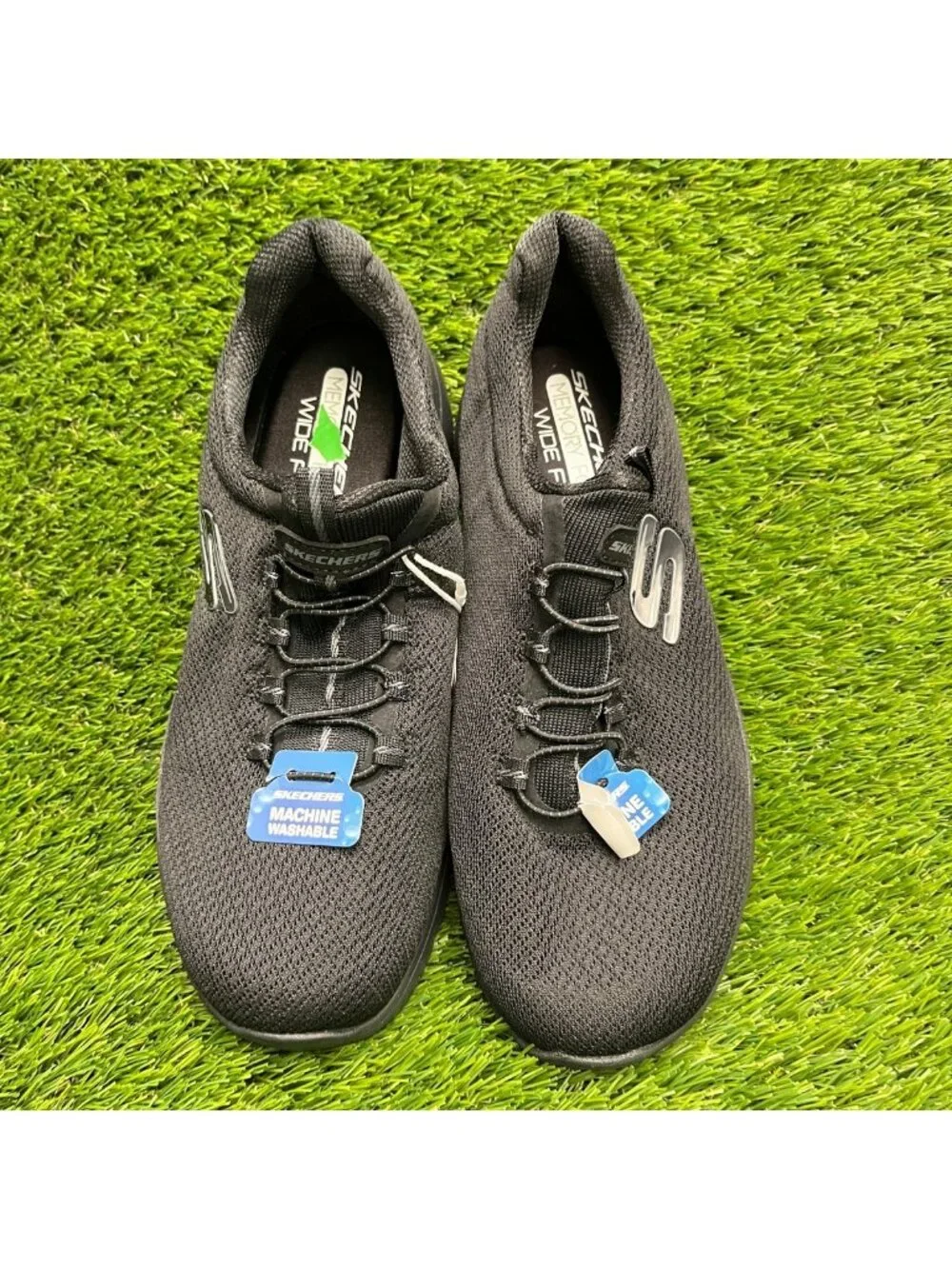 Skechers Summits-Summer Blush Womens Size 8D Black Athletic Shoes Sneakers